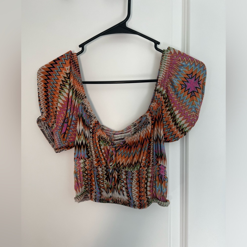 Urban Outfitters Aztec pattern top